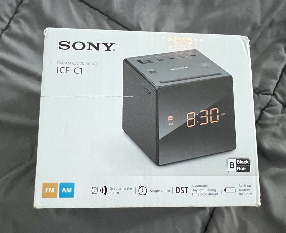 Sony ICF-C1 Alarm Clock Radio - Black