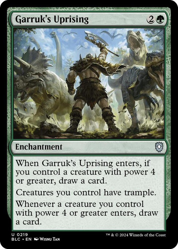 Garruk’s Uprising MTG BLC 0219 Uncommon Near Mint Condition