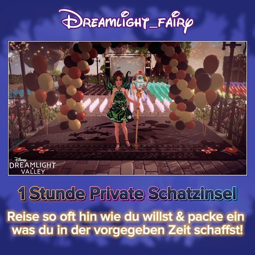 Dreamlight Valley - 1 Hour Private Treasure Island - ALL Platforms!
