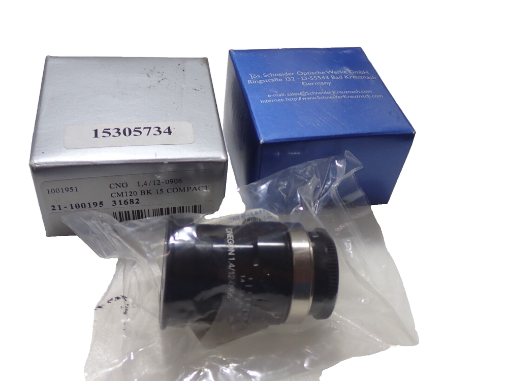 SCHNEIDER KREUZNACH CM120 COMPACT LENS NEW W/BOX