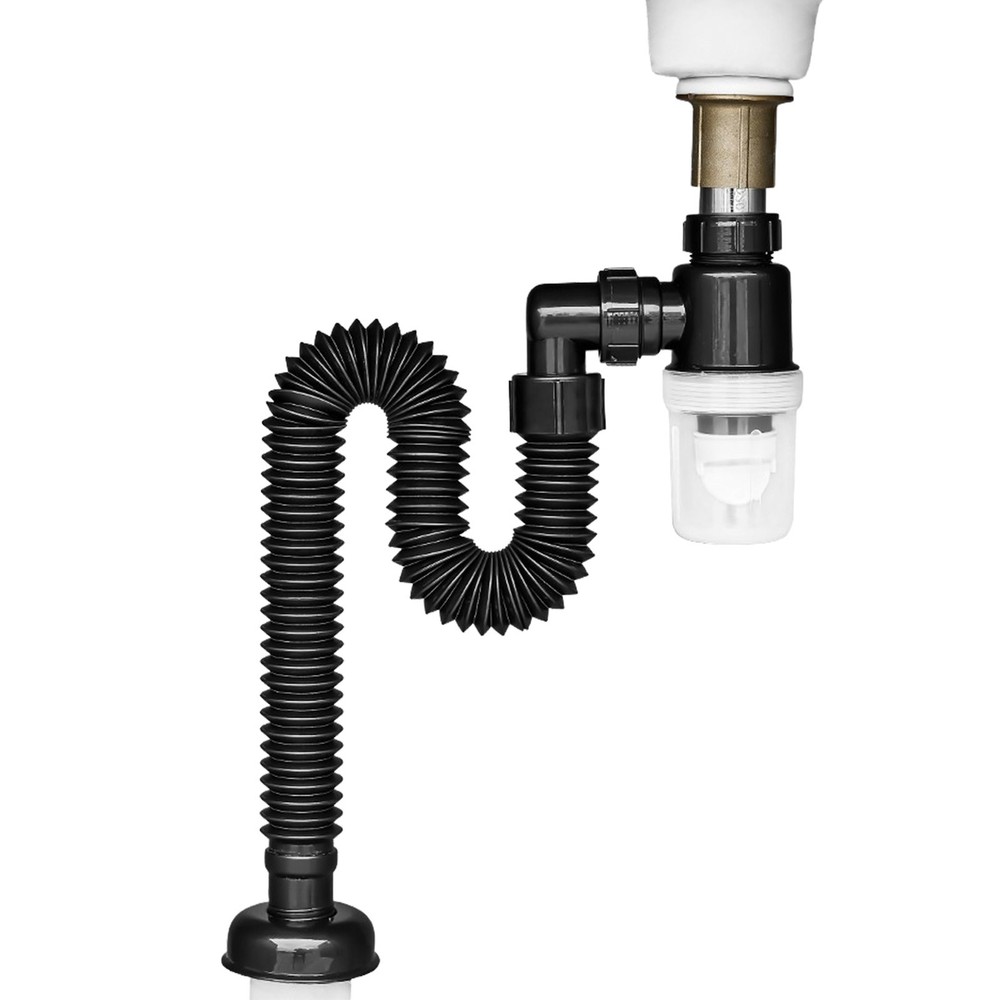 Flexible Sink Drain Pipe Sewer Deodorant Hose Bathroom Sink Expanded