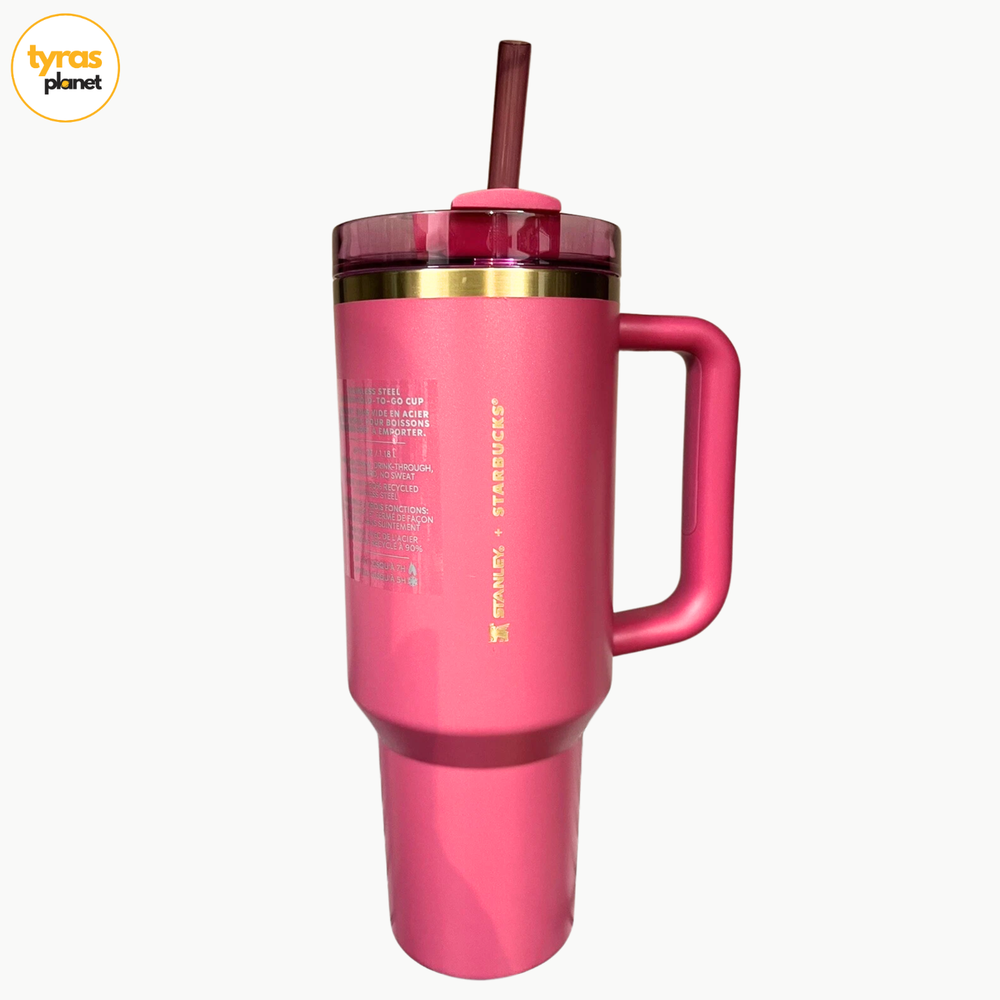 Starbucks x Stanley 2024 Holiday Glitter Pink Wicked Quencher 40 oz - NEW