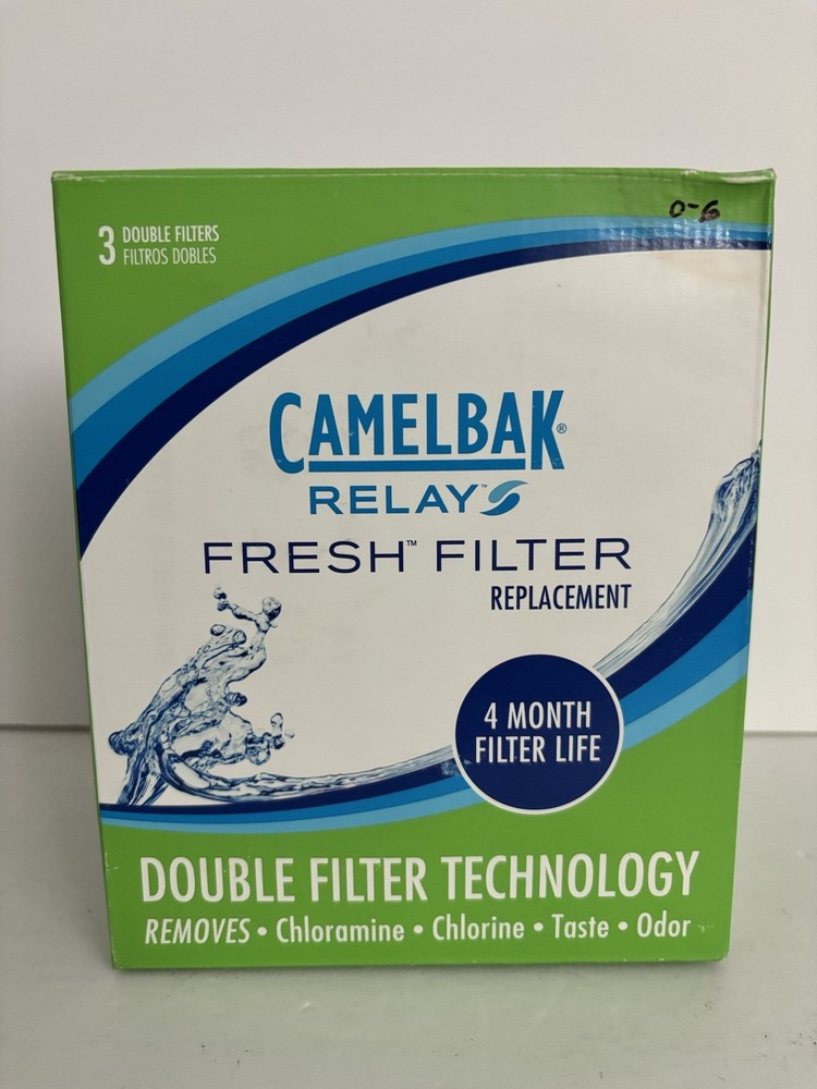 3 Pack CamelBak Relay Fresh Sealed OEM Replacement Water Filters