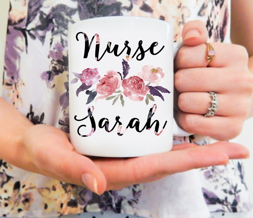 Personalized Nurse Coffee Mug Nurse Gift Coffee Mug Registered Nurse Mug Custom