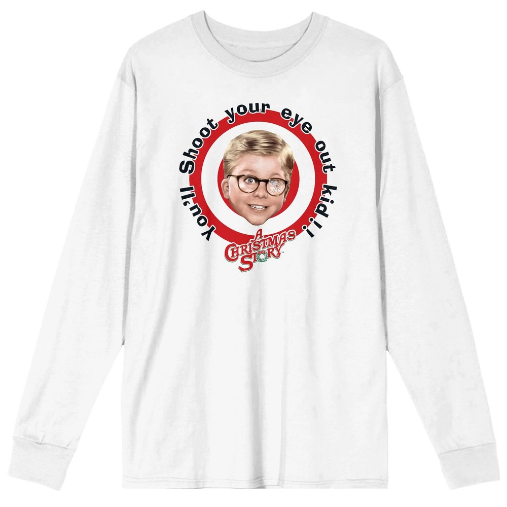 Men's A Christmas Story You'll Shoot Your Eye Out Long Sleeve Tee