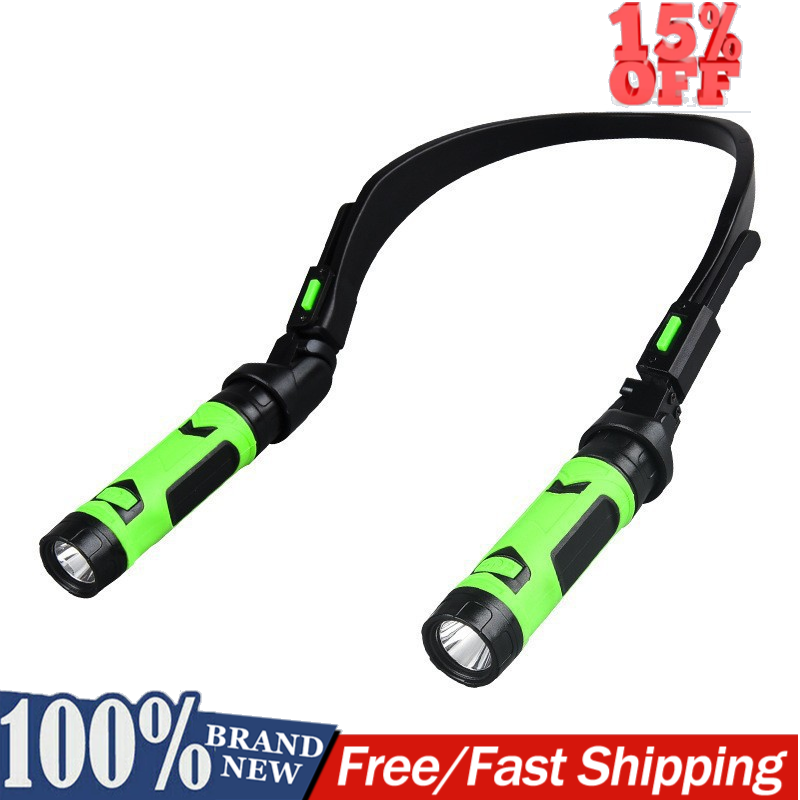 LED Neck Lights LED Rechargeable Hands Free Flexible Book Reading Flashlight