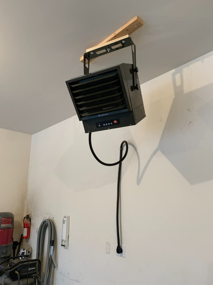 Ceiling Mount Garage Electric Space Heater 5,000 Watt, 240 V Overheat Protection