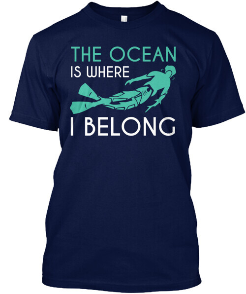 The Ocean Scuba Diving T-Shirt Made in the USA Size S to 5XL