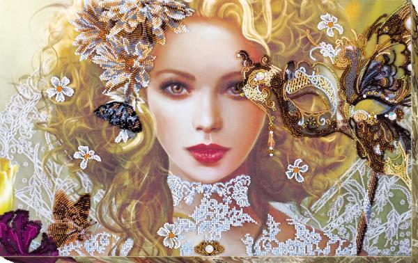 Bead embroidery kit Stranger needlework kit Art canvas beadwork pattern