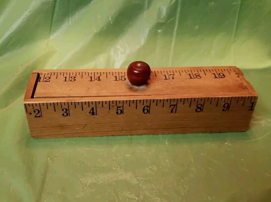 Wooden Ruler Pencil Box