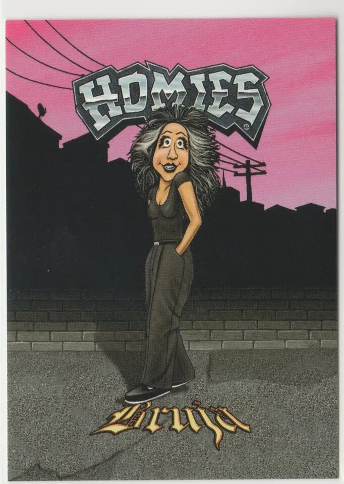 Bruja #54 Homies Swap Cards 2004 NECA Lowrider Chicano Barrio East LA