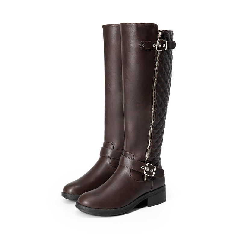 Womens Knee High Riding Boots Fall Winter Motorcycle Classic Tall Boots