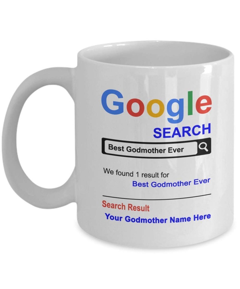 Personalized Godmother Mug Best Godmother Ever Coffee Cup Customaized Name