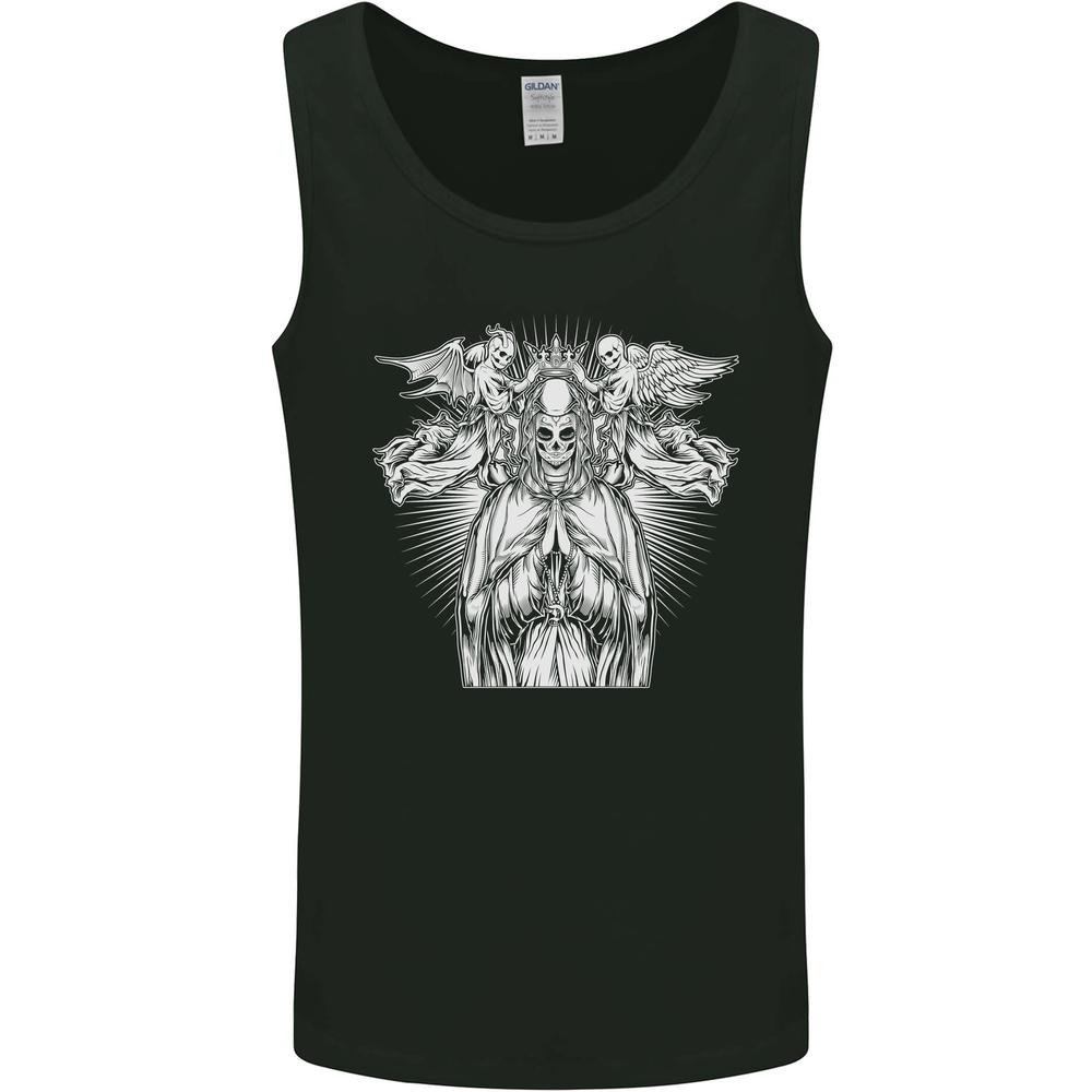 Angel of Death Day of the Dead Skull DOTD Mens Vest Tank Top