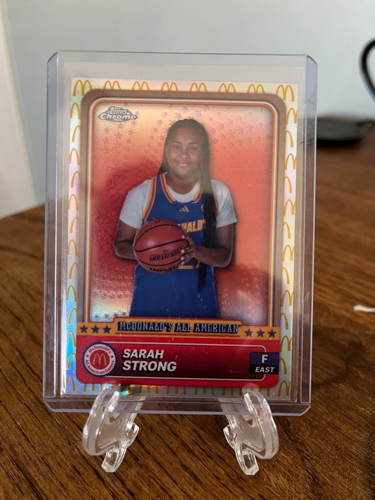 2024 Topps Chrome McD's AA #60 Sarah Strong - McDonald´s Logo Refractor UCONN