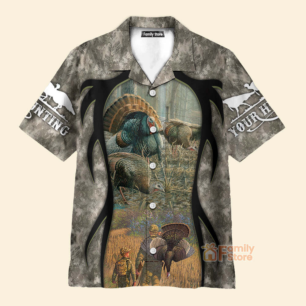 Personalized Hunting Turkey Hunting Cool   Hawaiian Shirt