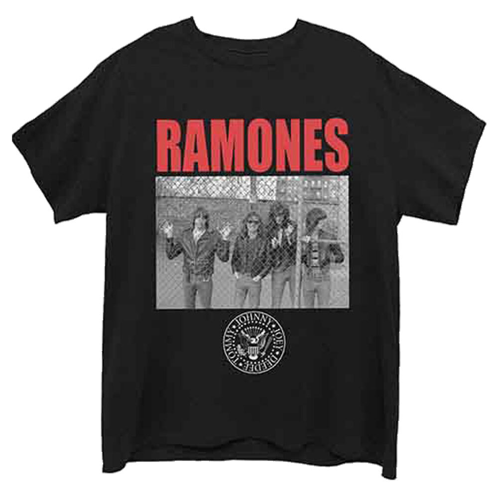 Ramones Cage Photo Graphic Tee for Punk Rock Fans