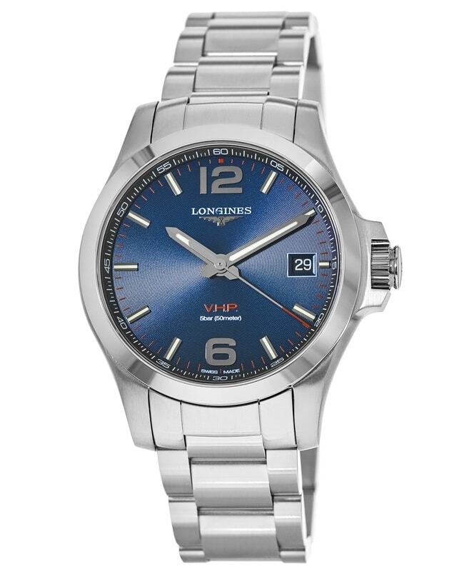 Longines Conquest VHP 41mm Blue Dial Steel Mens Watch L37164966