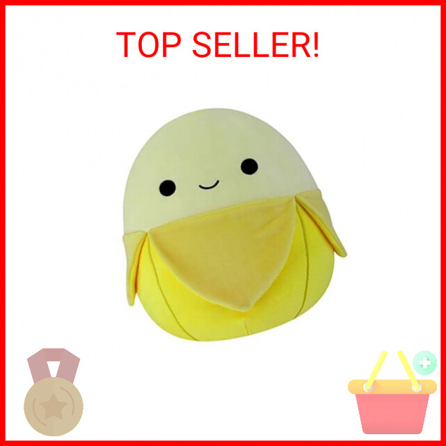 Squishmallows 14-Inch Junie Yellow Banana Plush Toy by Kelly Toy