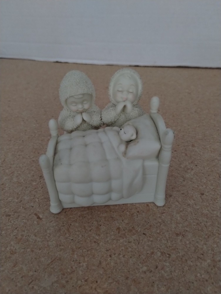 Retired Department 56 Snowbabies Bedtime Prayers Figurine 69164