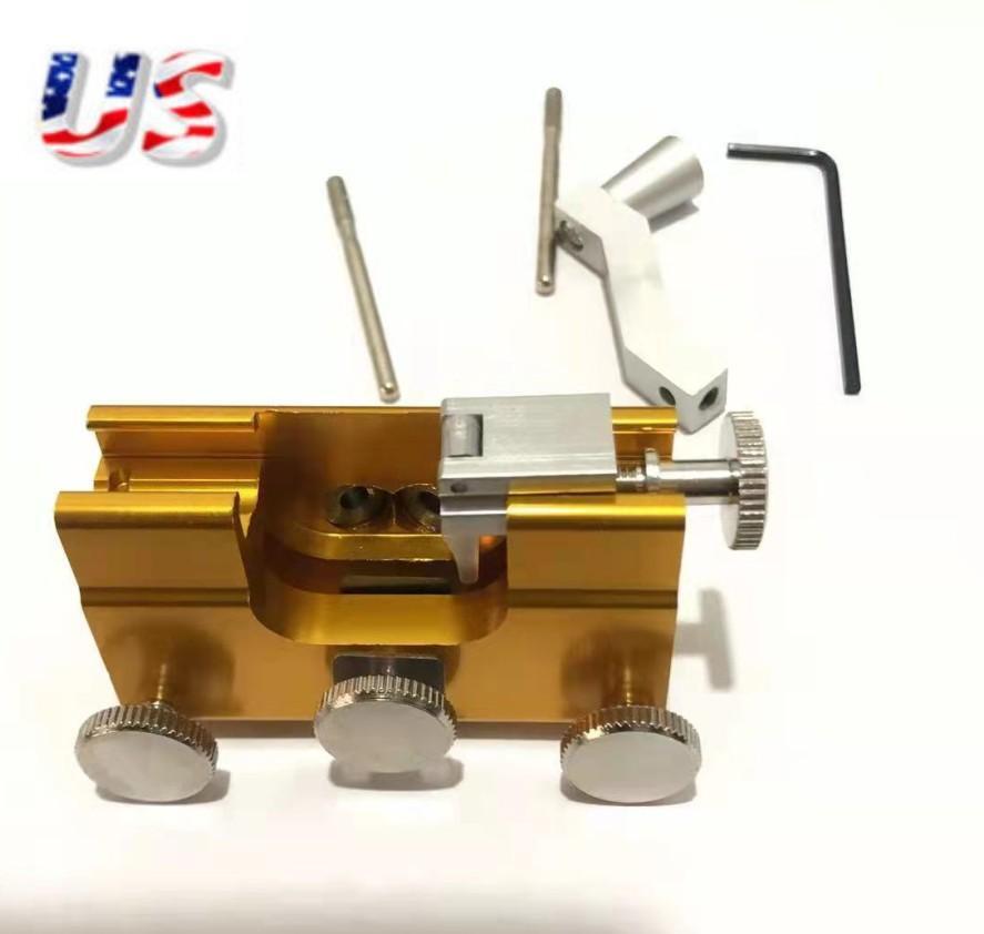 Manual Chainsaw Sharpener Universal Chain Grinding Tools  W/ 2 Grinding Heads M
