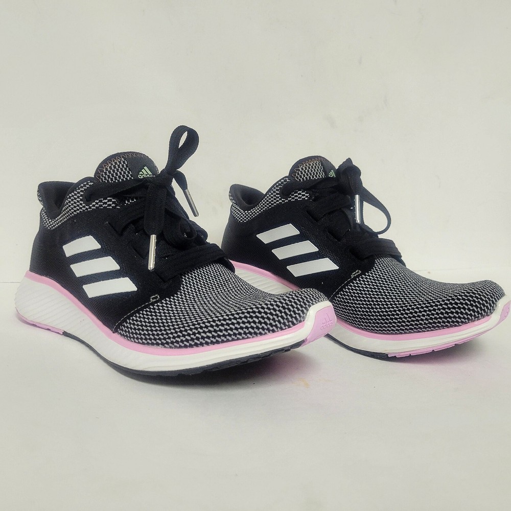Adidas Womens Edge Lux 3 Black Running Shoes Sneakers Size 6 Trainers