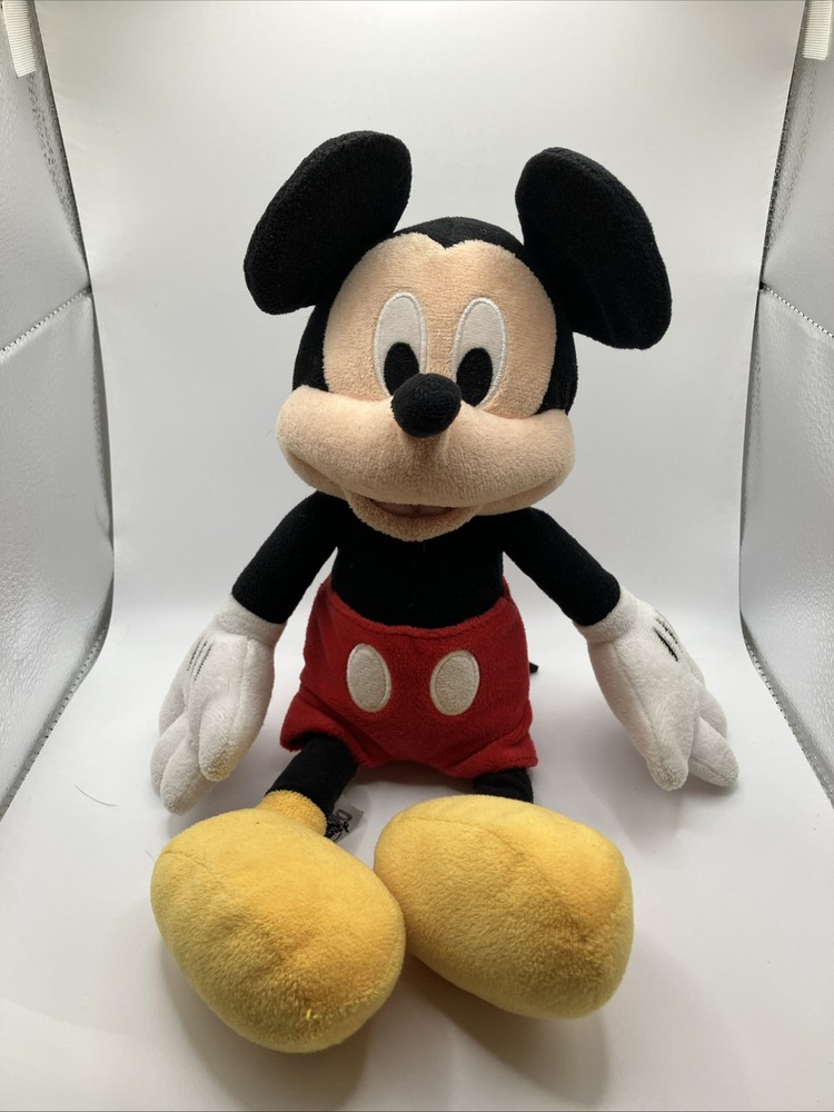 Disney Parks MICKEY MOUSE 12” Plush Stuffed Animal Toy Authentic Original W3
