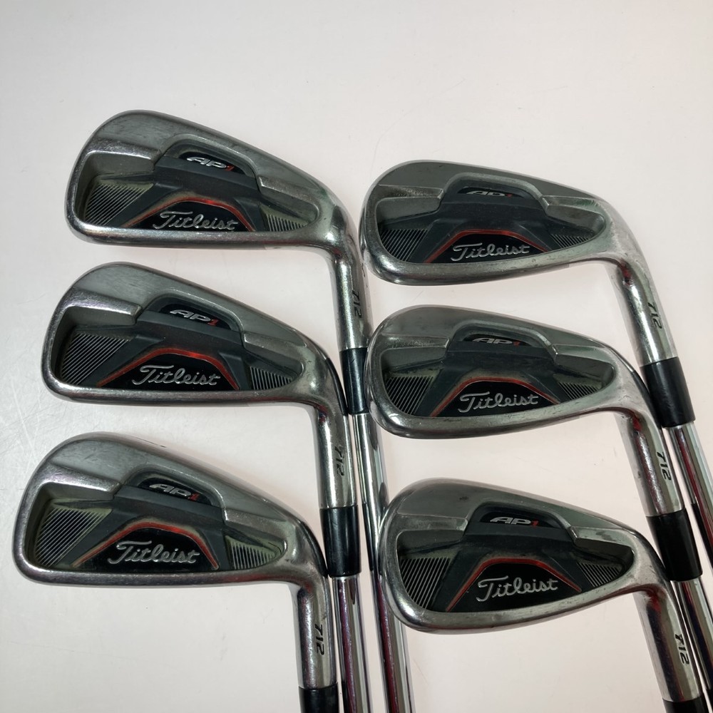 Titleist AP1 712 Iron Set 5-9+PW with N.S.Pro 950GH S Flex Right-Handed 6pc Used