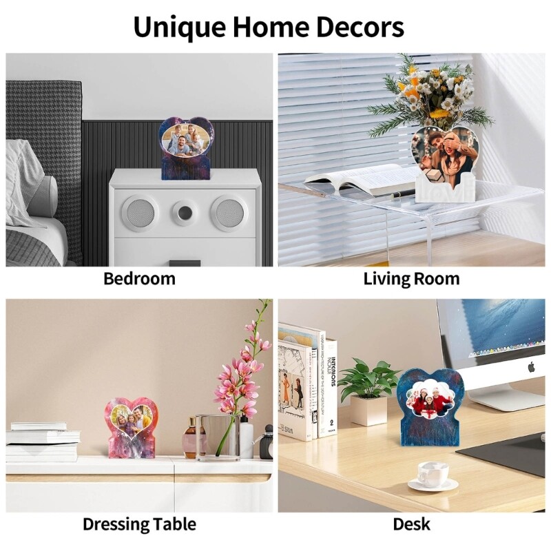 Silicone Picture Frame Moulds Clay Molds Epoxy Resin Mold DIY Photo Frame Moulds