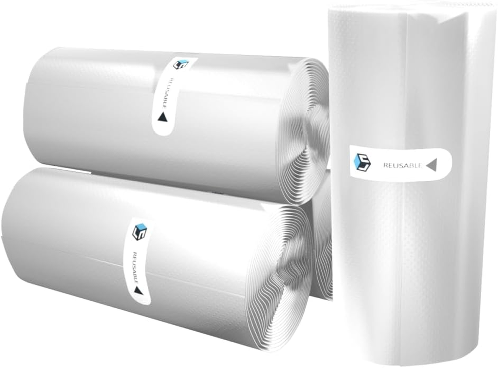 80 Counts Strong Trash Bags - 1.3 Gal Garbage Bags for Small Trash Can/Trash Can