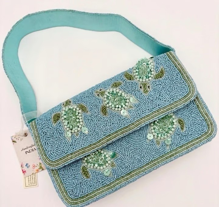 Viral TikTok Sea Turtle Beaded Bag - Made In India