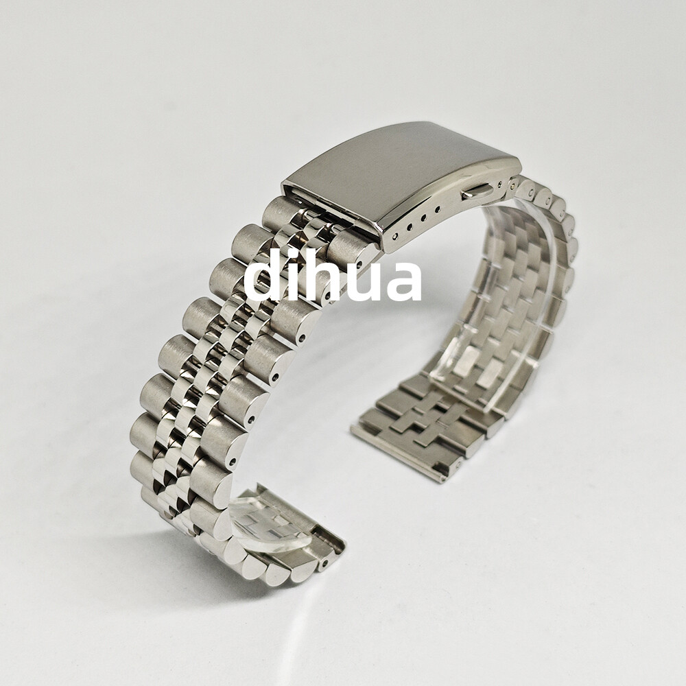 Luxurious 18mm-24mm Jubilee Metal Bracelet Stainless Steel Watch Band Strap