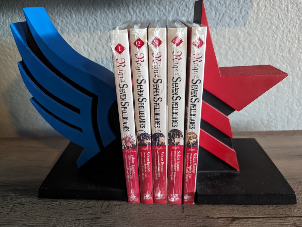 Reign of the Seven Spellblades Vol 1-5 English Manga Set - Brand New Bokuto Uno