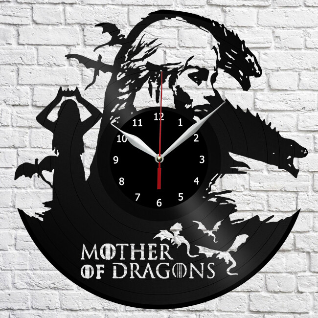 Game of Thrones Vinyl Record Wall Clock Home Fan Art Decor 12