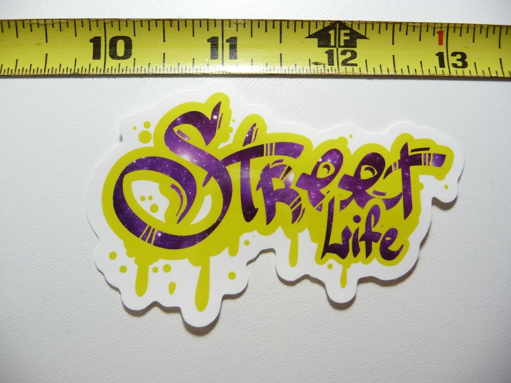 GRAFFITI STREET LIFE DECAL STICKER HIP HOP RAP MUSIC STYLE STREET