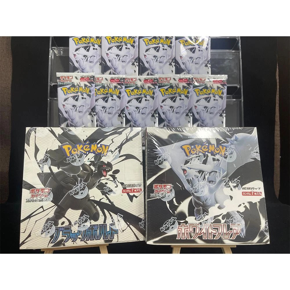 Pokemon Card Black Bolt SV11B & White Flare SV11W New Sealed Korean Booster Box