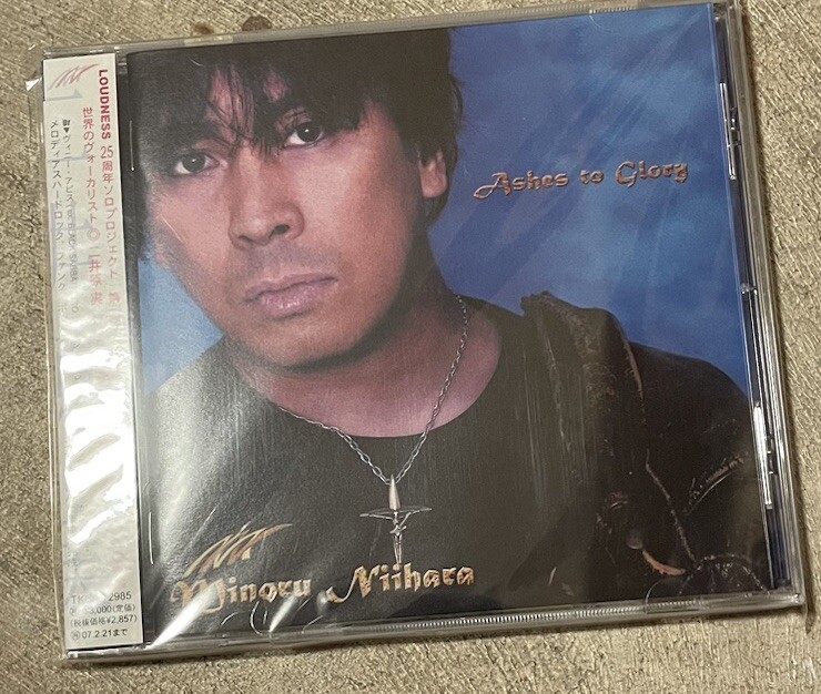 Minoru Niihara / Ashes to Glory JAPAN cd OBI strip Loudness