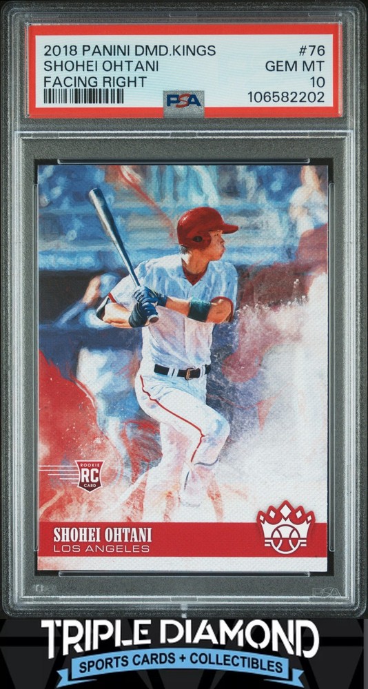 2018 Panini Diamond Kings Shohei Ohtani Rookie RC Facing Right PSA 10 O233
