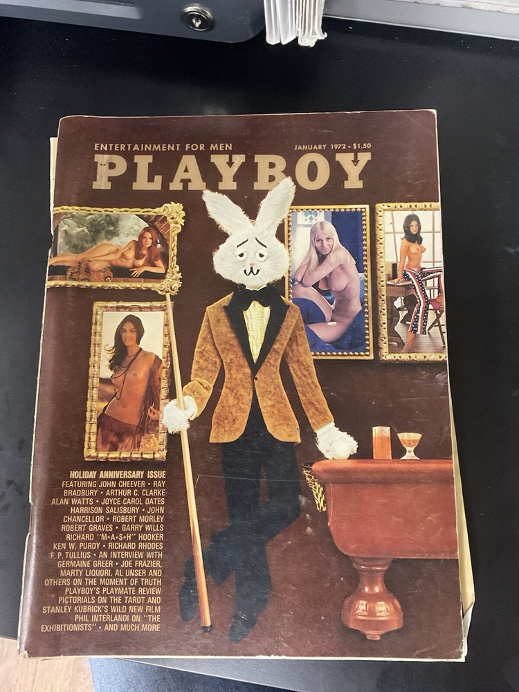 1972 January Playboy Magazine Vintage Issue