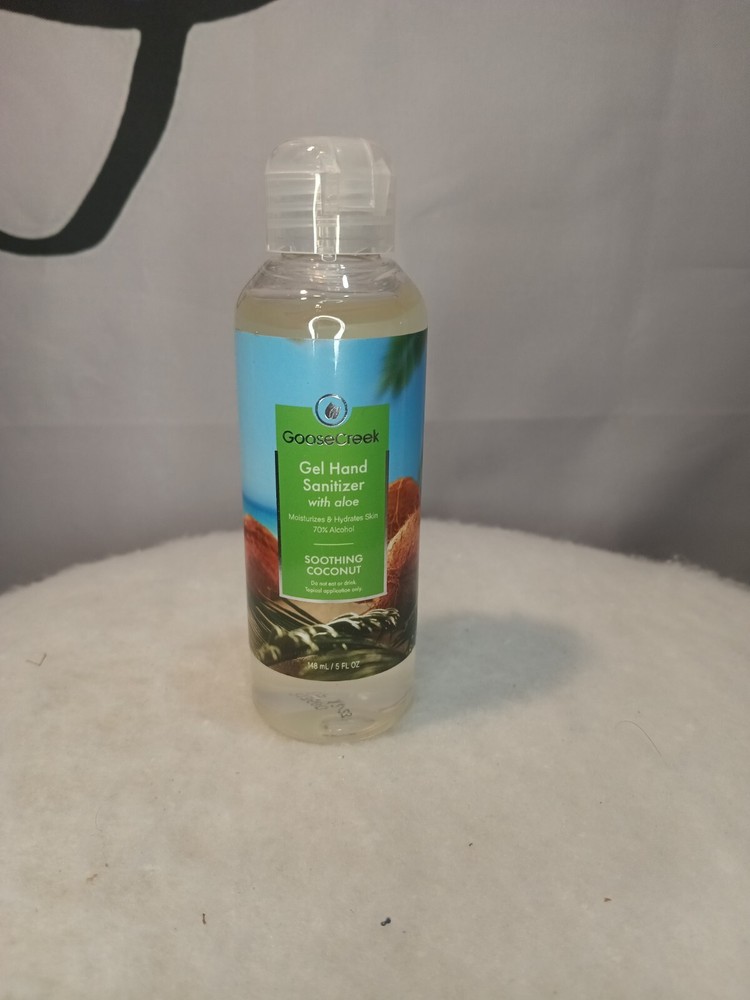 Goose Creek Gel Hand Sanitizer, Soothing Coconut