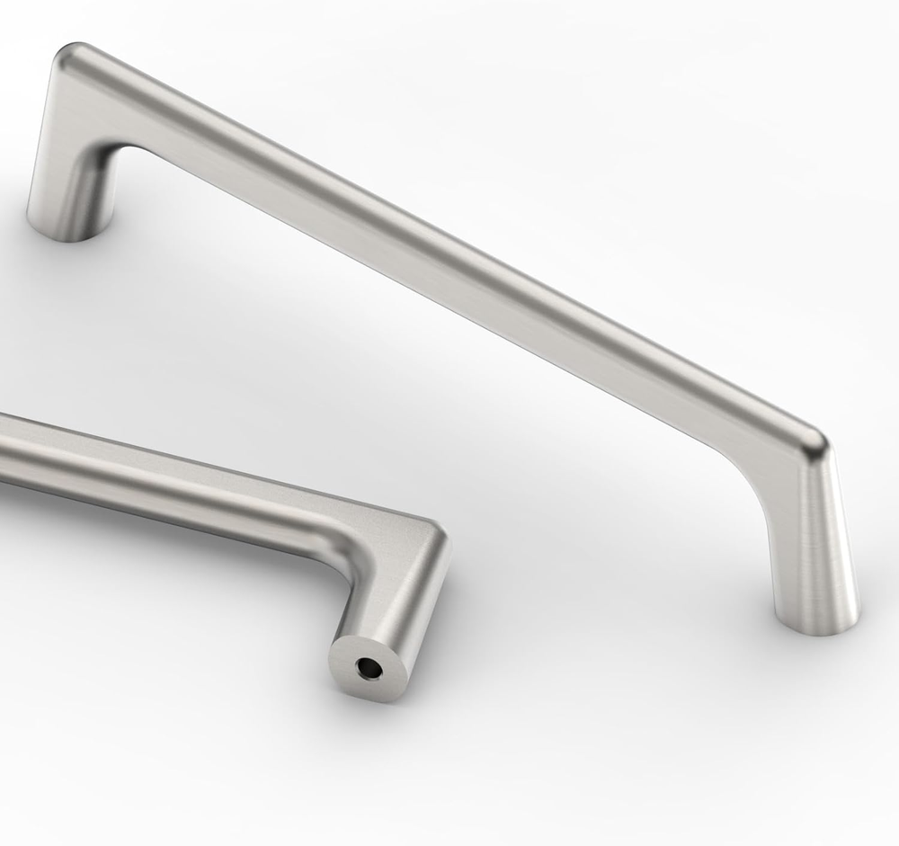 10 Pack 5 Inch(128Mm) Brushed Satin Nickel Cabinet Pulls Cabinet Handles Cupboar