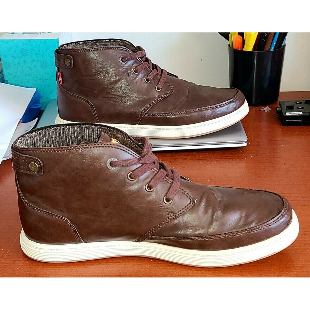 Levi's Atwater Waxed  Men's 9.5 M RARE COLLECTOR'S (upside down label) Brown