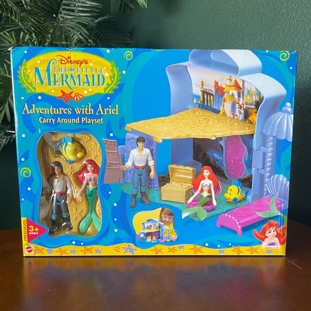 SUPER RARE! NEW VTG Disney Ariel Playset, Adventures with Ariel, Little Mermaid