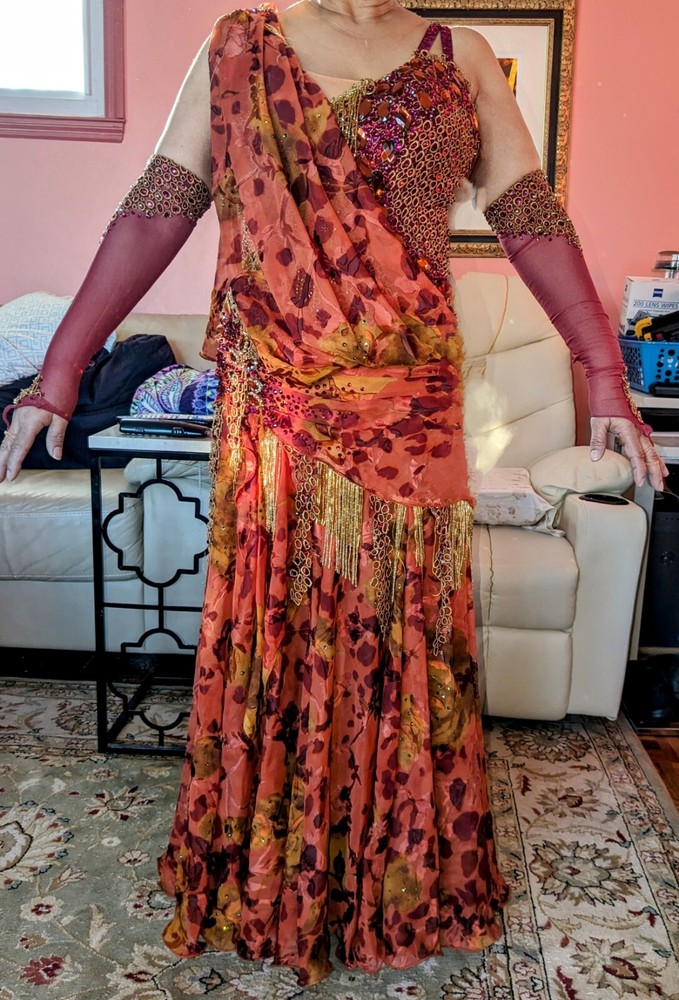 Limited Time Price Break!Elegant Ballroom Dress Julia Gorchakova  S-M-image