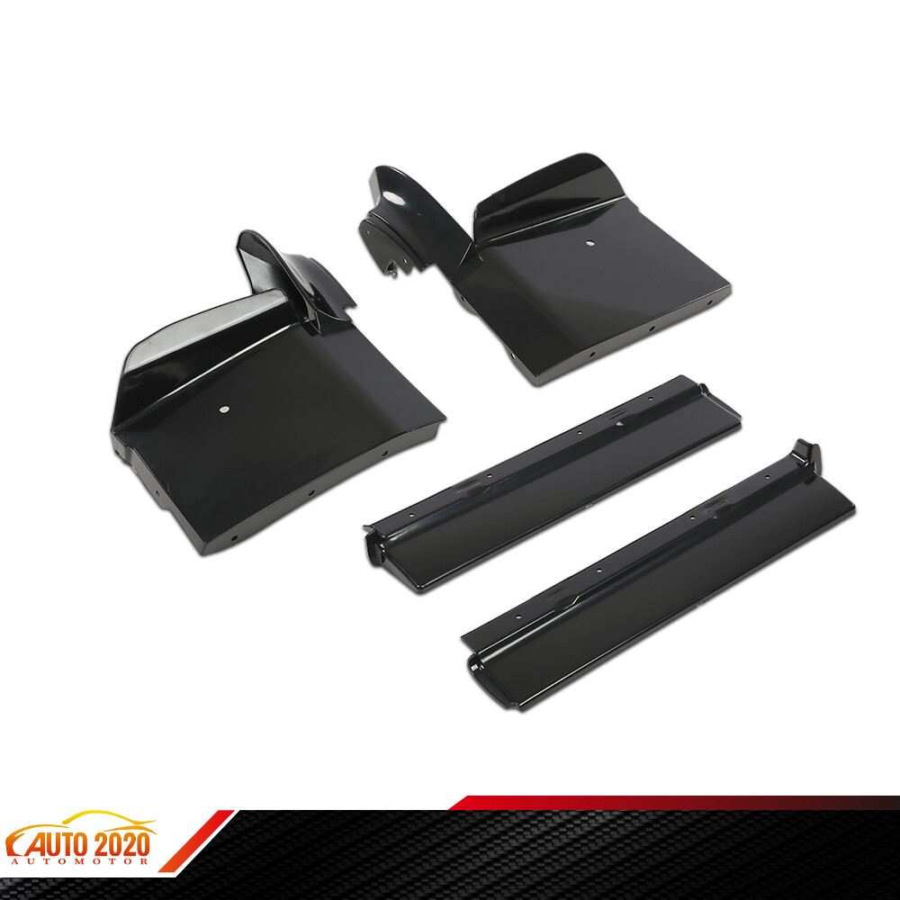 4 Pcs Black Front Bumper Fillers for 1979-1985 Cadillac Eldorado 2-Door