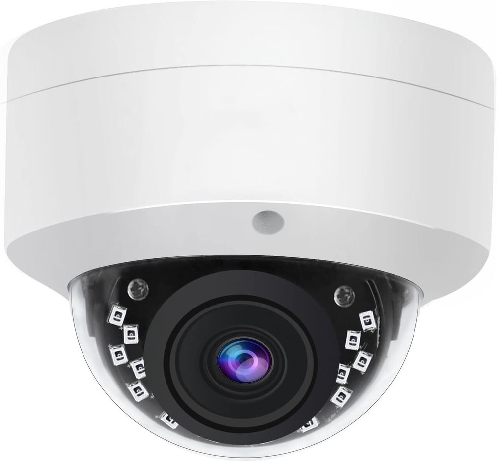 Hikvision Compatible 6MP Vandal Dome POE IP Camera Outdoor  CCTV Security Camera