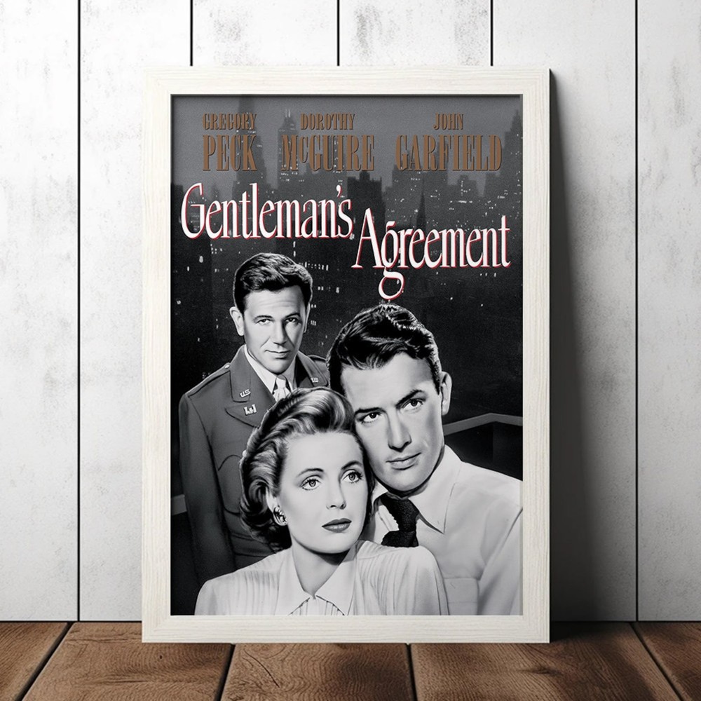 Vintage 1947 Gentleman's Agreement Classic Movie Poster Unframed