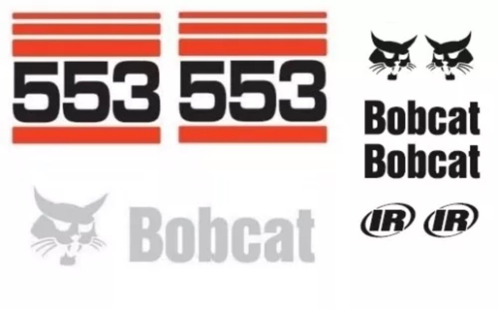Bobcat 553 Skid Steer Full Decal Sticker Kit CC81 Original Look