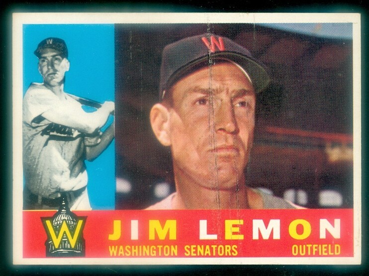 1960 Topps #440 Jim Lemon Baseball Card EXMT Condition