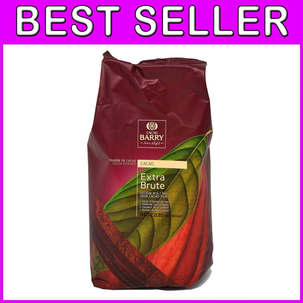 Extra Brute Cocoa Powder 2.2 lbs - Ideal for Mousses, Ice-Cream & Confections